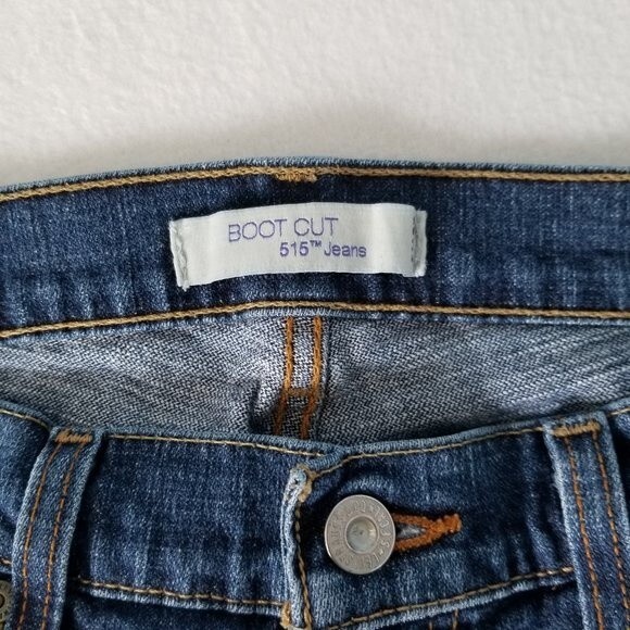 Levi's Women's Boot Cut Jeans - Dark Blue - Picture 5 of 6